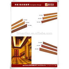 zócalo / madera decorativa techo moldeado / diseño de techo de madera fabricante